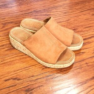 Circus Sam Edelman Brown Sylvia Wedge Sandals